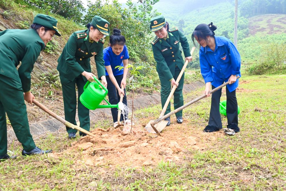 Bộ đội Biên phòng tỉnh Nghệ An phát động “Tết trồng cây đời đời nhớ ơn Bác Hồ” 